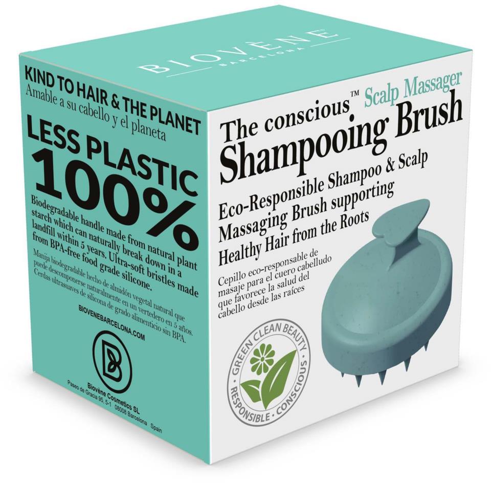 Biovène Scalp Massager, Biodegradable Shampooing Brush