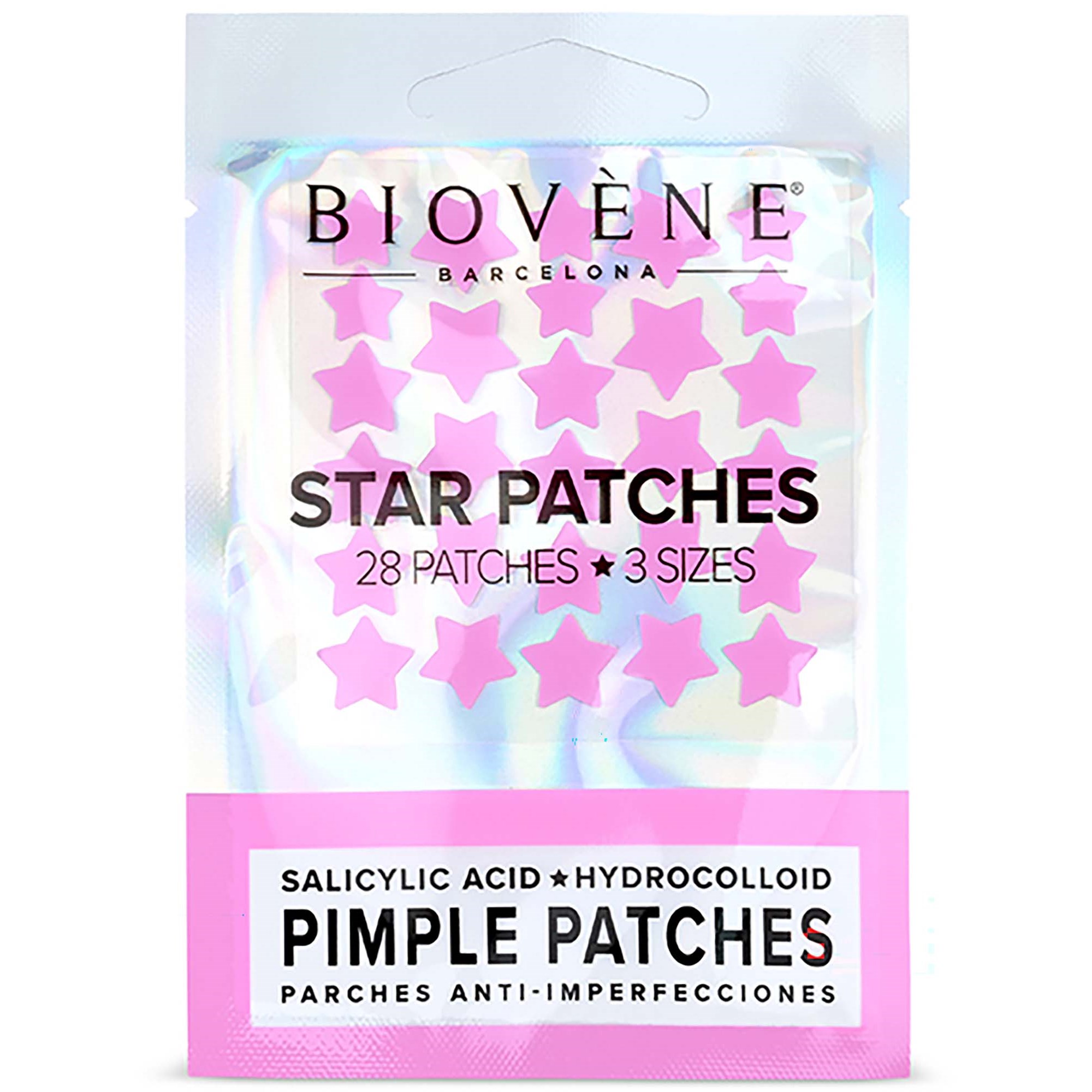 Biovène STAR PATCHES Pink Pimple Patches - Anti-Blemish Stars, 28 patches 1,3 g