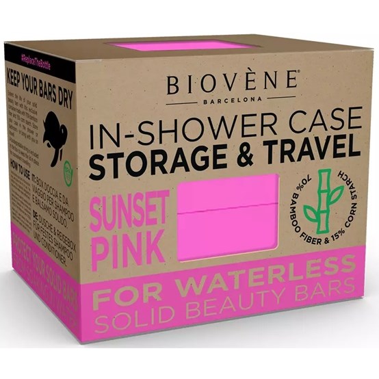 Biovène Universal Bamboo In-Shower Case for Storage & Travel Suns