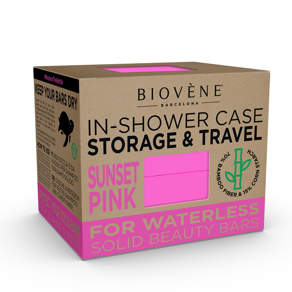 Läs mer om Biovène Universal Bamboo In-Shower Case for Storage & Travel Sunset Pi