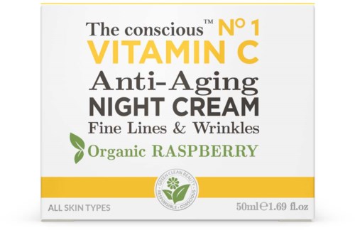 Biovène The conscious Vitamin C Anti-Aging Night Cream Organic Raspberry 50 ml