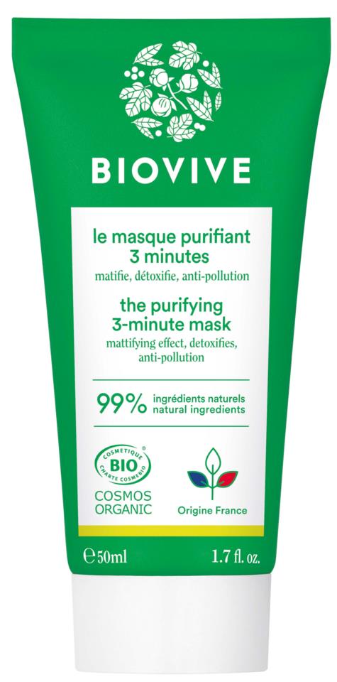 BIOVIVE the purifying 3-minute mask 50ml