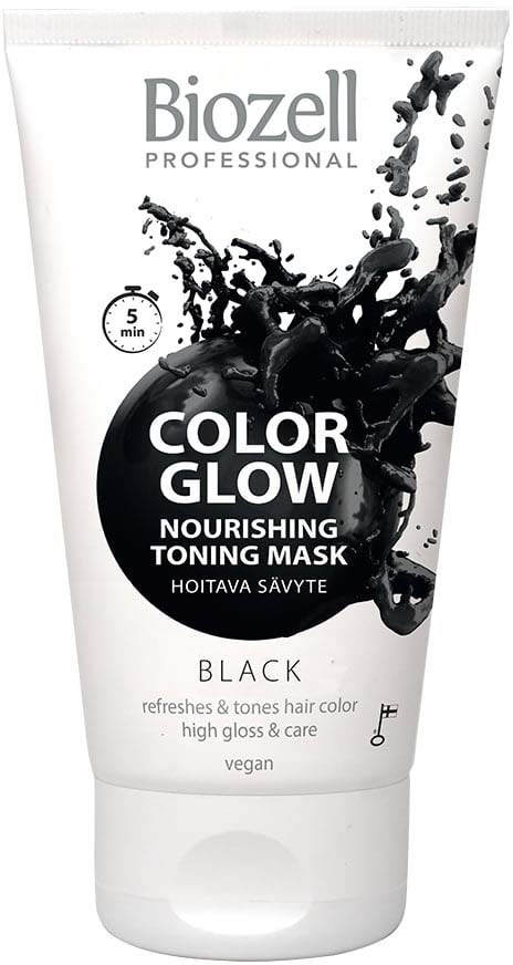 Biozell Color Glow Nourishing Toning Mask Black