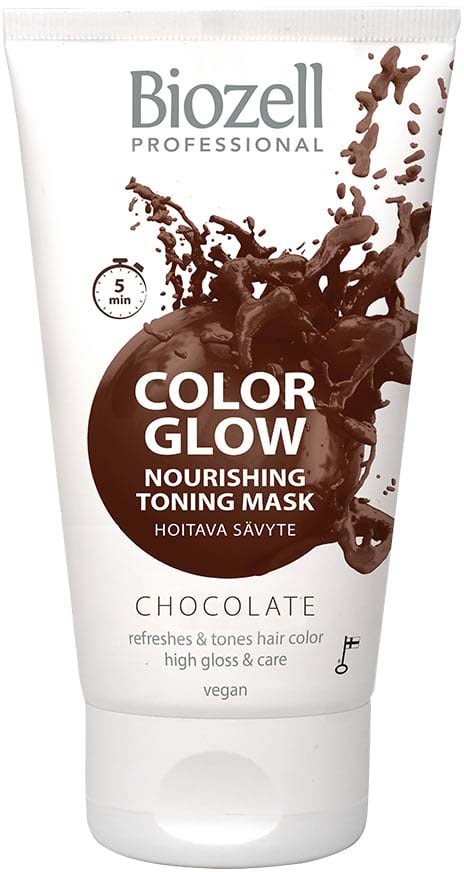 Biozell Color Glow Nourishing Toning Mask Chocolate