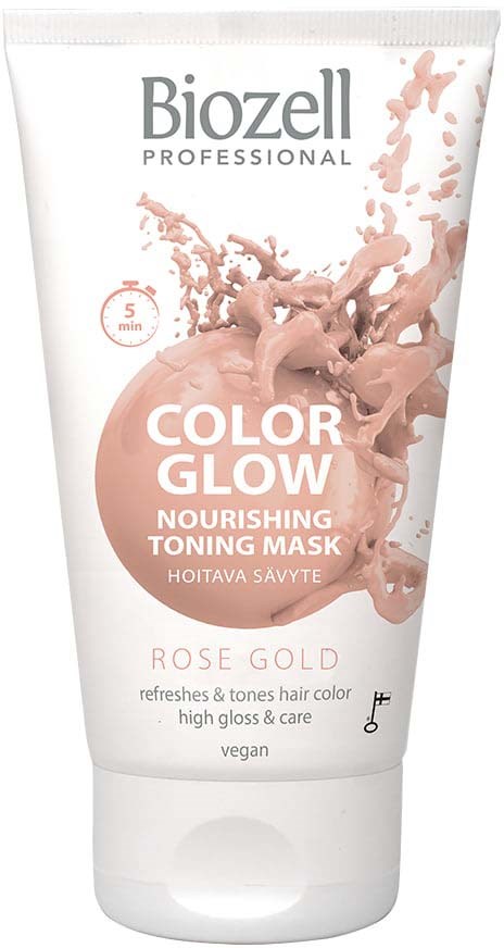 Biozell Color Glow Nourishing Toning Mask Rose Gold