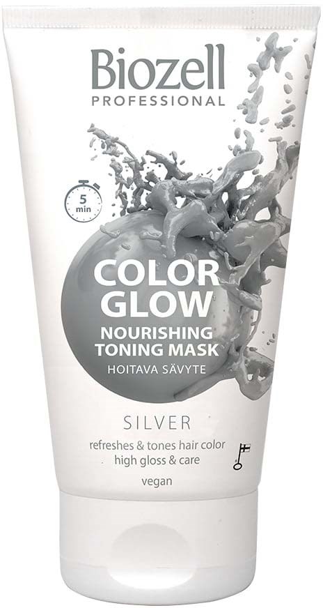 Biozell Color Glow Nourishing Toning Mask Silver