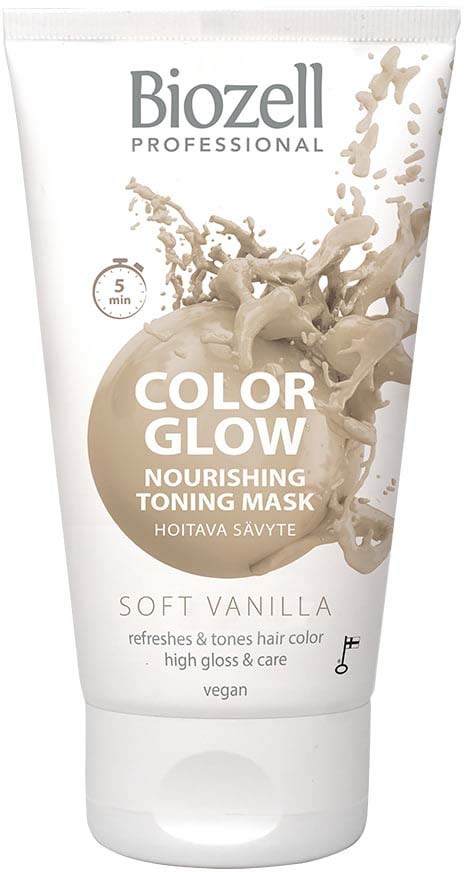 Biozell Color Glow Nourishing Toning Mask Soft Vanilla