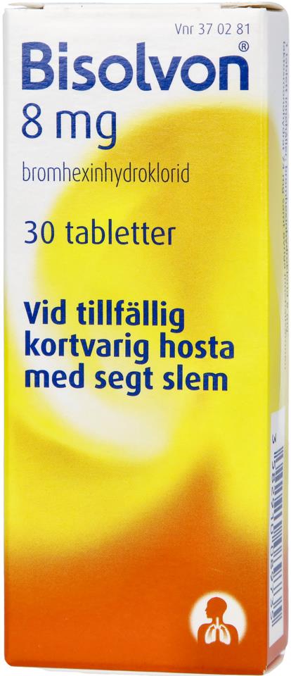 Bisolvon 8 mg 30 Tabletter