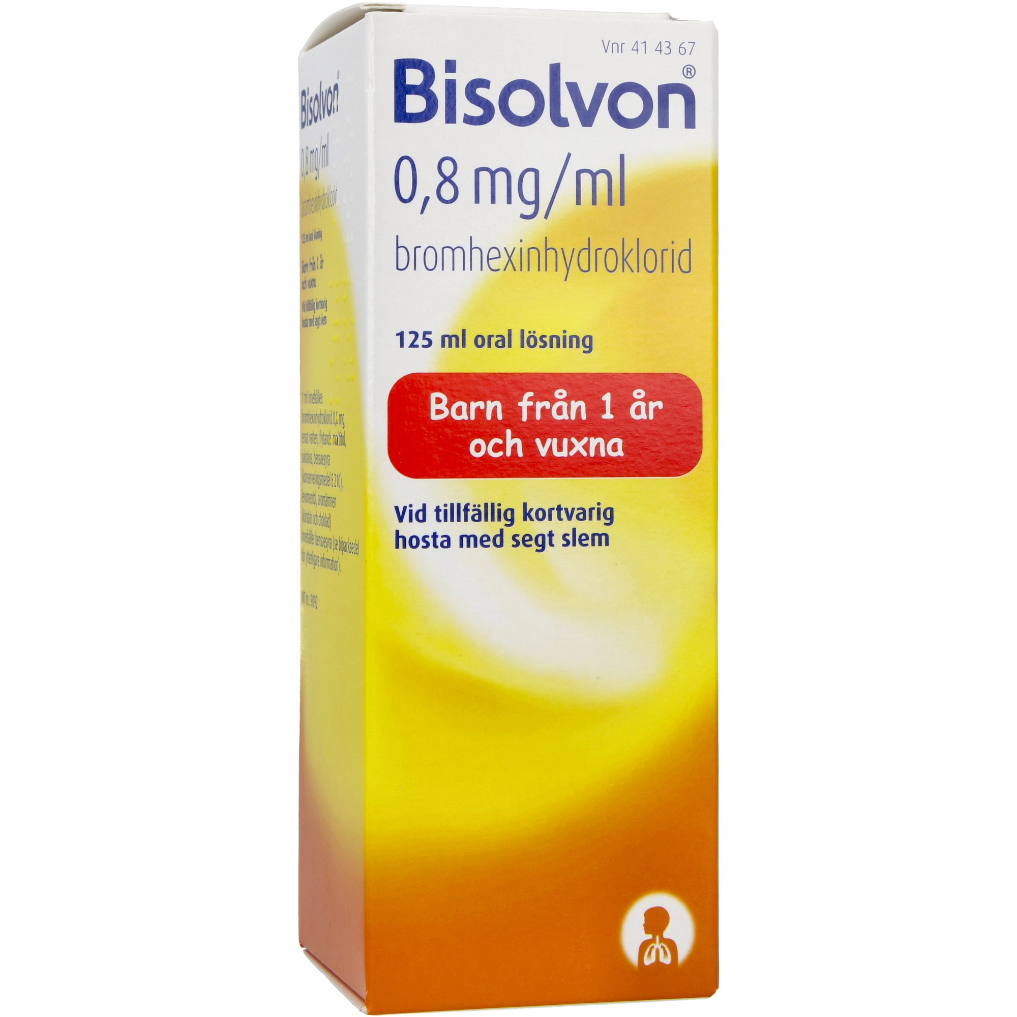 Läs mer om Bisolvon 0,8 mg/m 125 ml