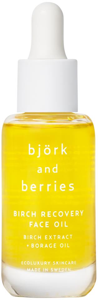 Björk & Berries Birch Recovery Face Oil 30ml