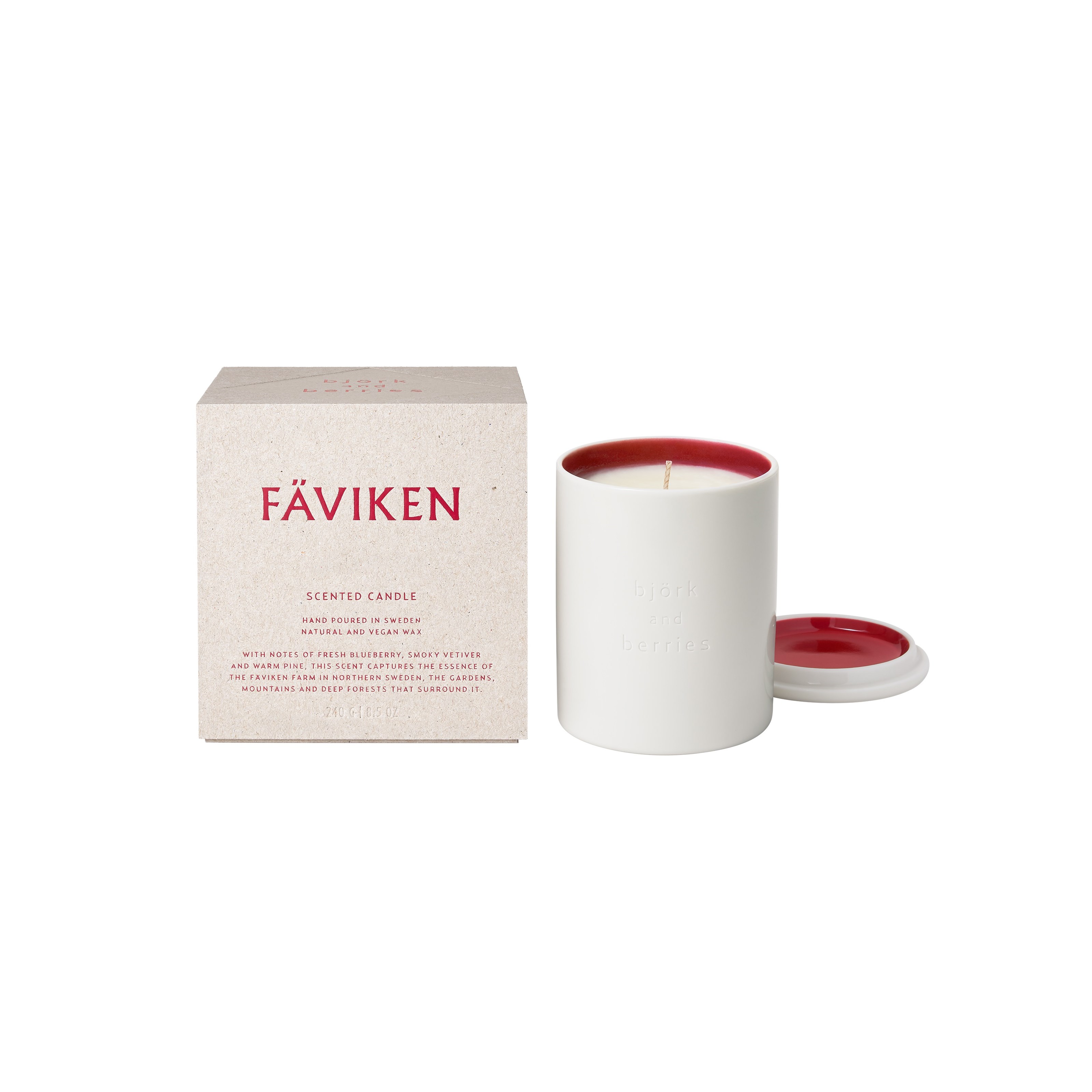 Björk and Berries Fäviken Scented Candle 240 g