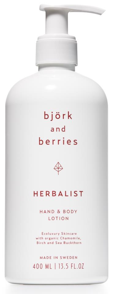 Björk & Berries Herbalist Hand & Body Lotion 400ml