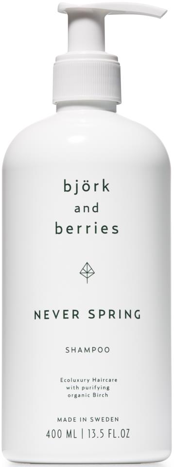 Björk & Berries Never Spring Shampoo 400ml