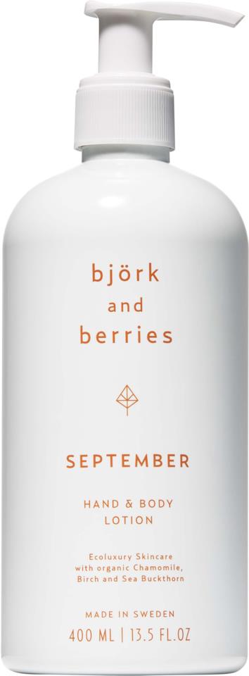 Björk & Berries September Hand & Body Lotion 400ml