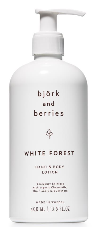 Björk & Berries White Forest Hand & Body Lotion 400ml