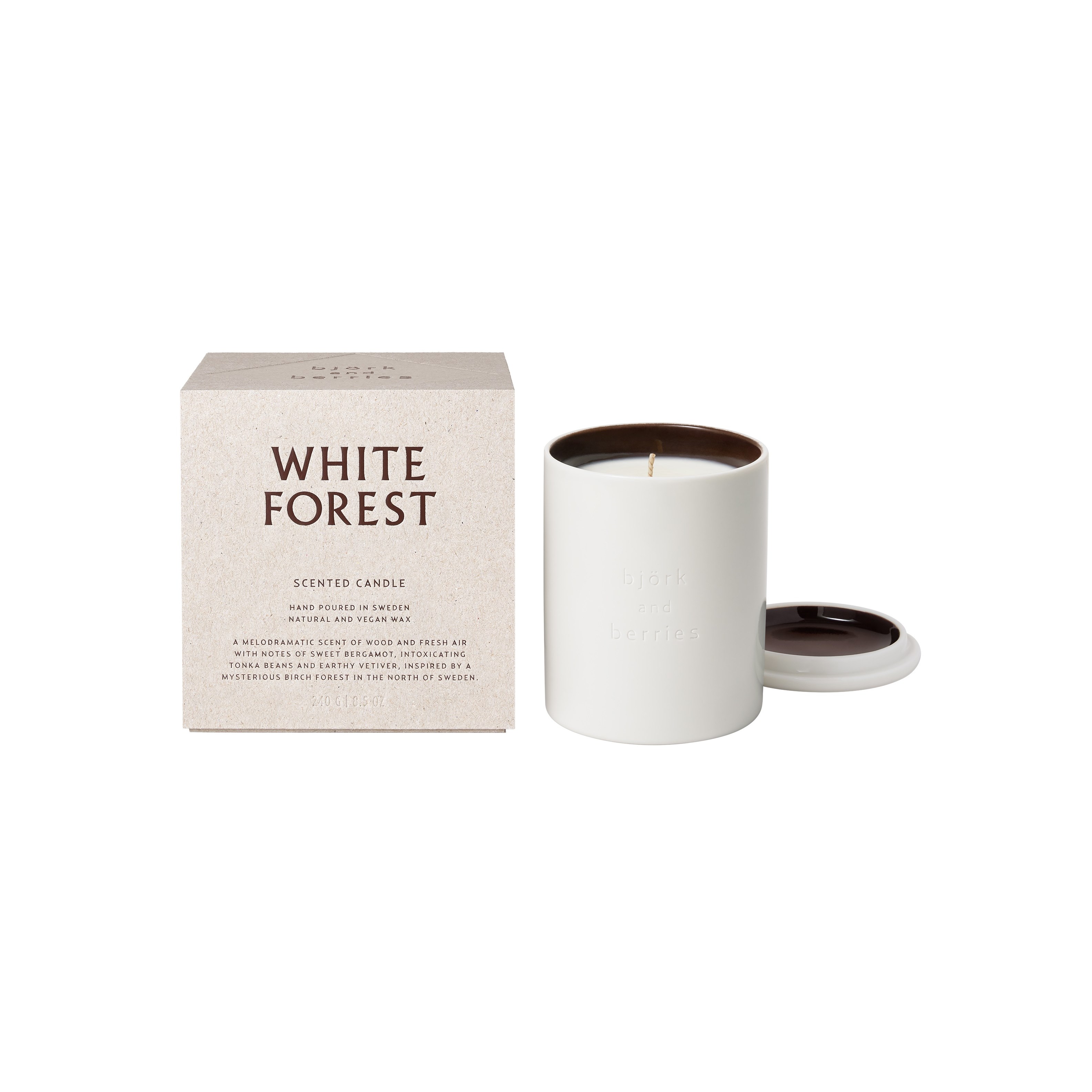 Läs mer om Björk and Berries White Forest Scented Candle 240 g