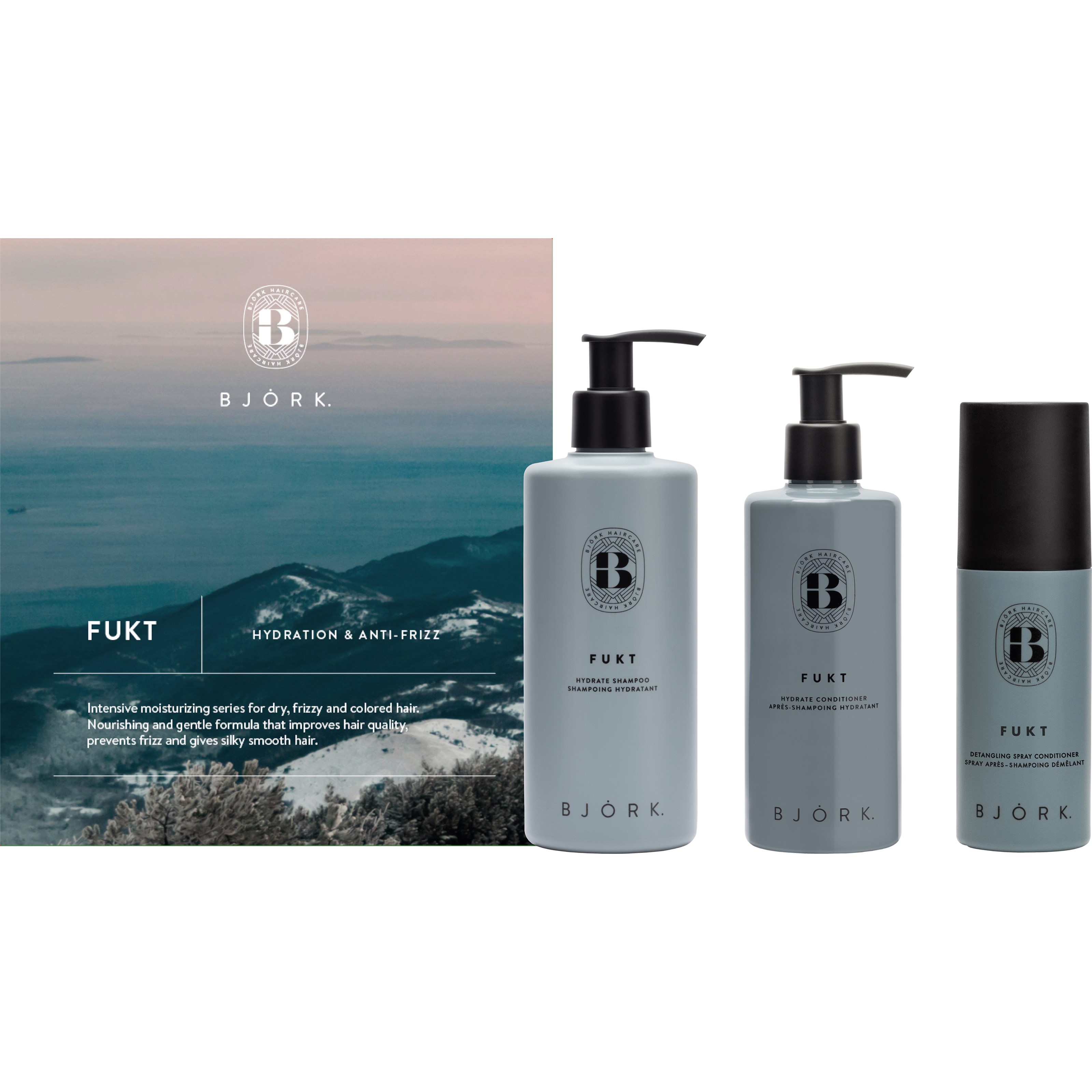 Produktfoto för Björk FUKT Winter Box 300, 250, 150 ml