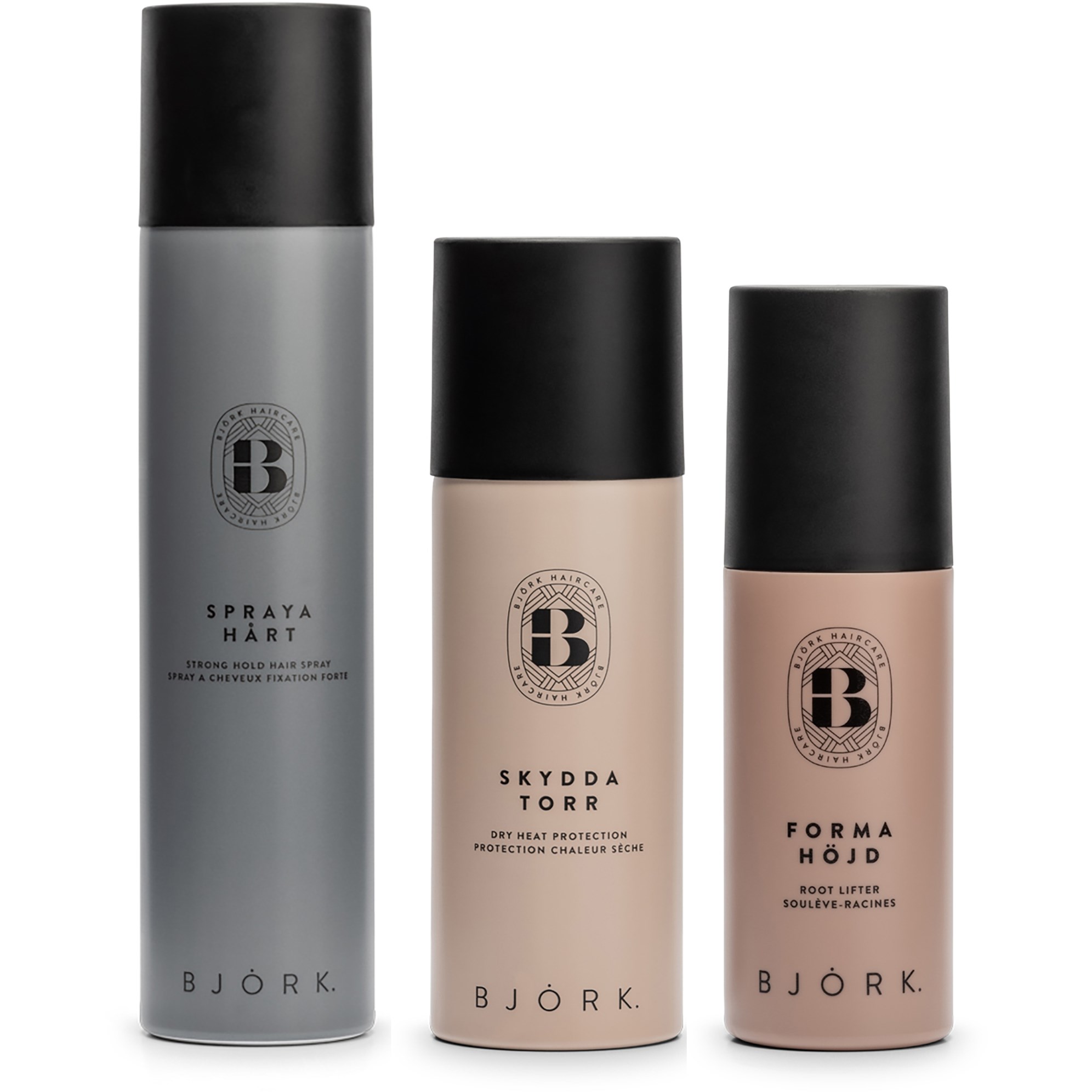 Björk Styling Bundle Hairspray 300 ml & Heat Protection 200 ml &