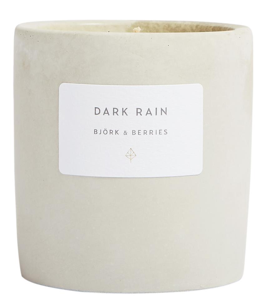 Björk&Berries Dark Rain Scented Candle 