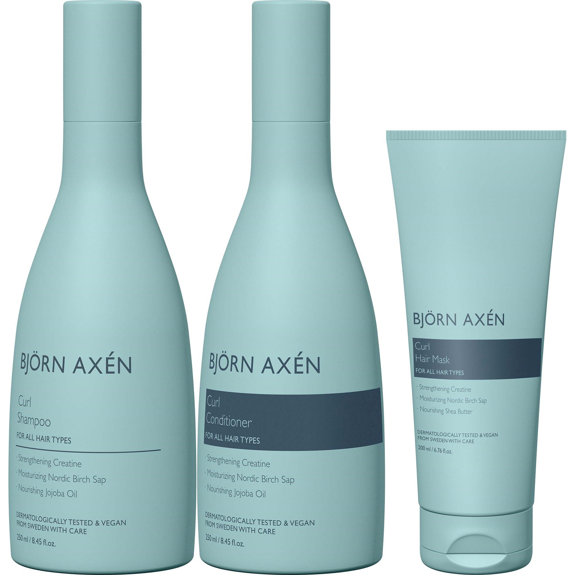Björn Axén Curl Bundle Shampoo 250 ml & Conditioner 250 ml & Hair