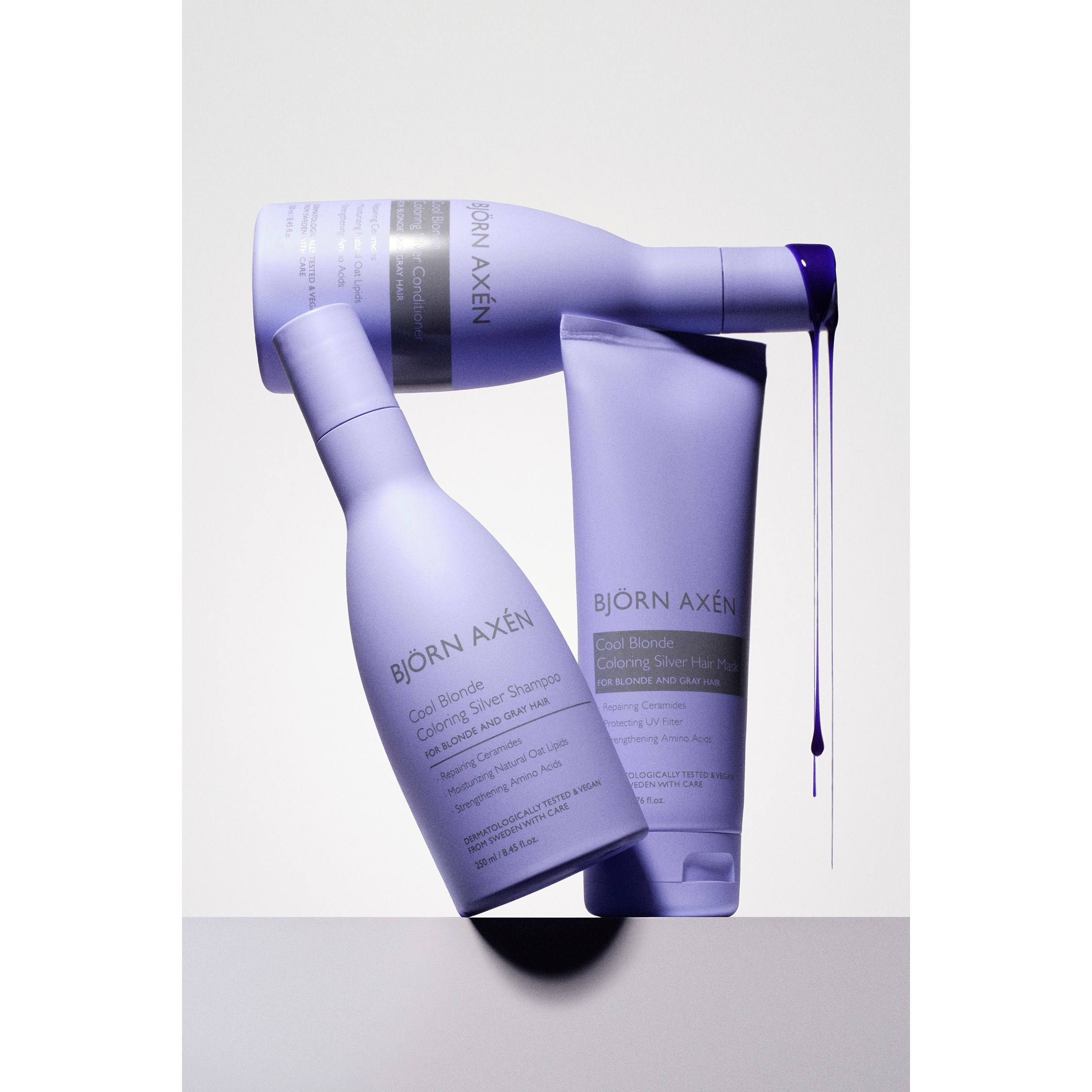 Björn Axén Cool Blonde Coloring Silver Hair Mask 200 ml (obrázok 5)