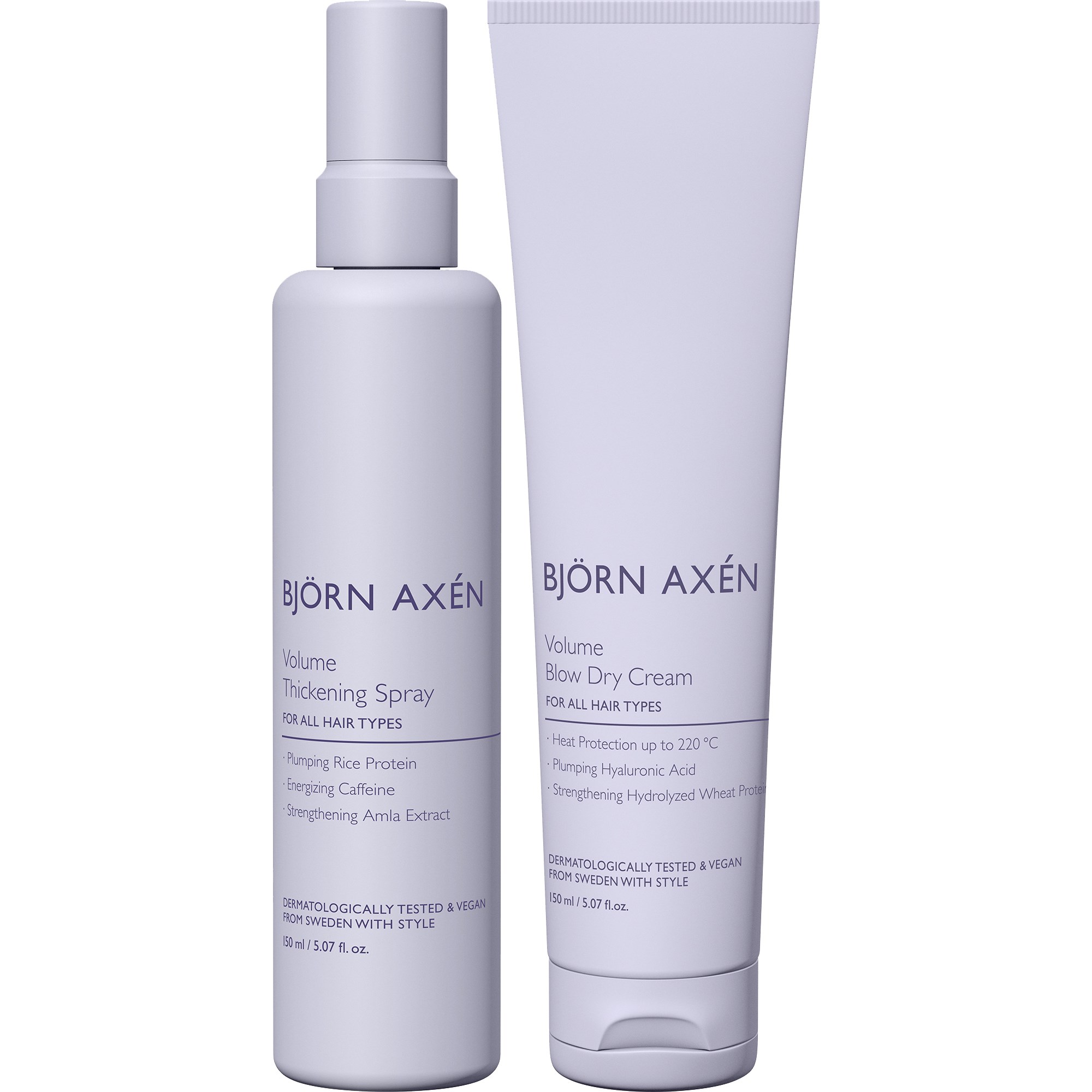 Björn Axén Volume Bundele Blow Dry Cream 150 ml & Thickening Spra