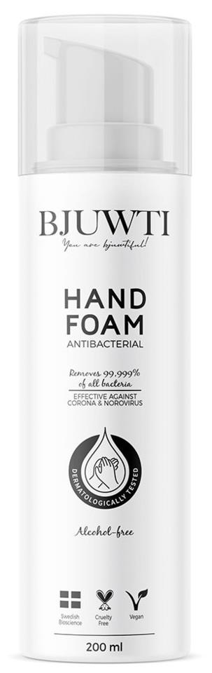 Bjuwti Hand Hygiene Antibakteriell Bottle Foam 200ml