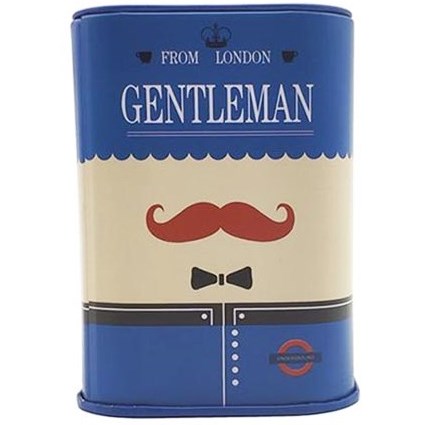 Blade Dispenser Retro Barbershop Blue