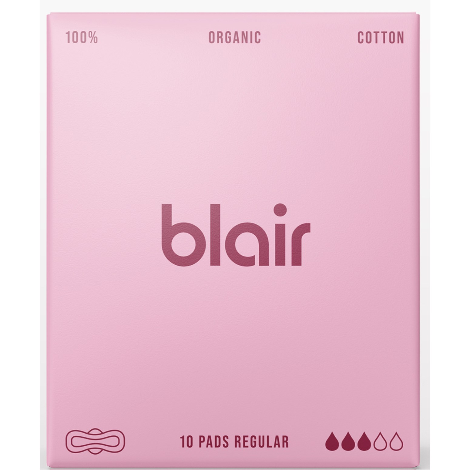 Blair Organic Cotton Day Pads 10 stk