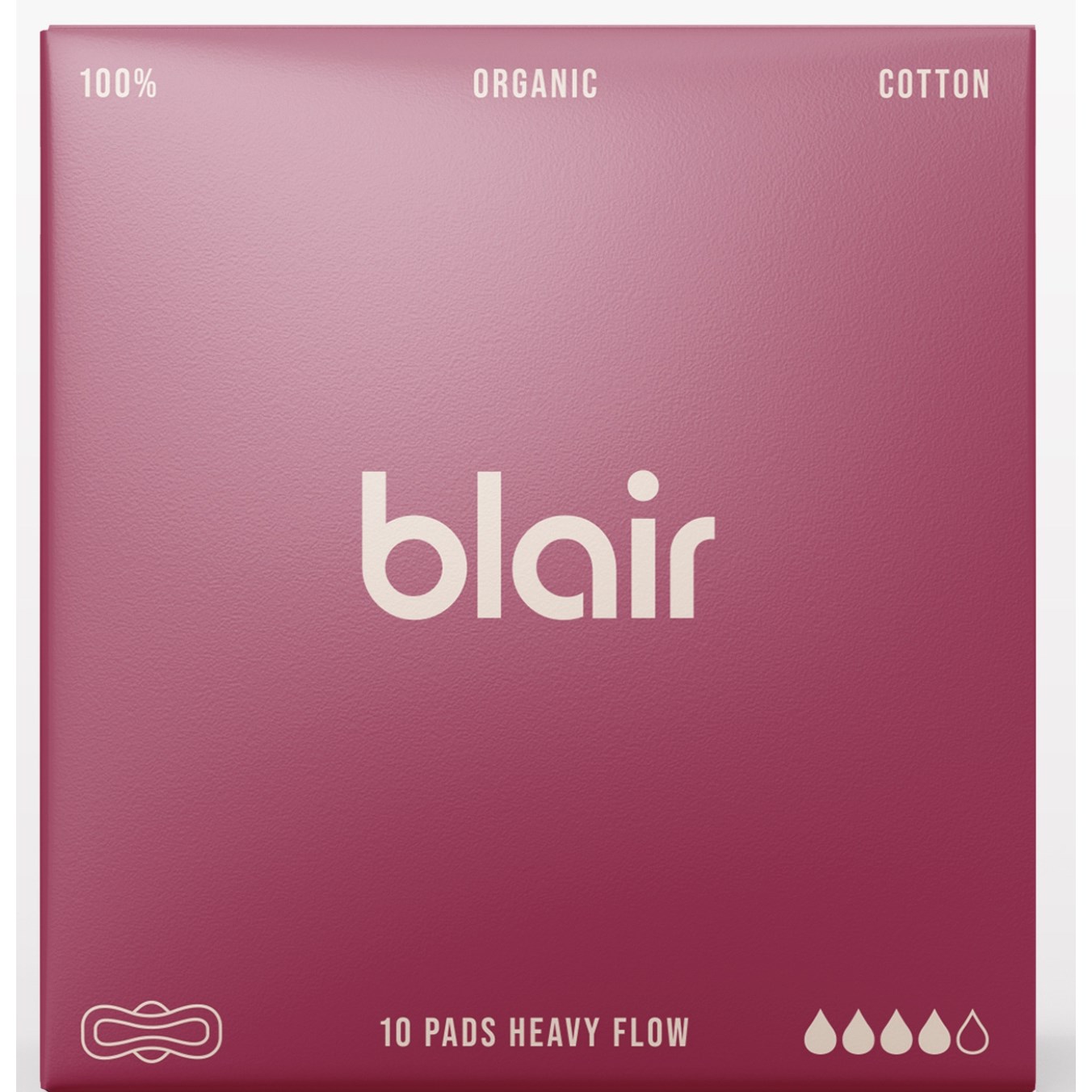 Blair Organic Cotton Night Pads 10 St.