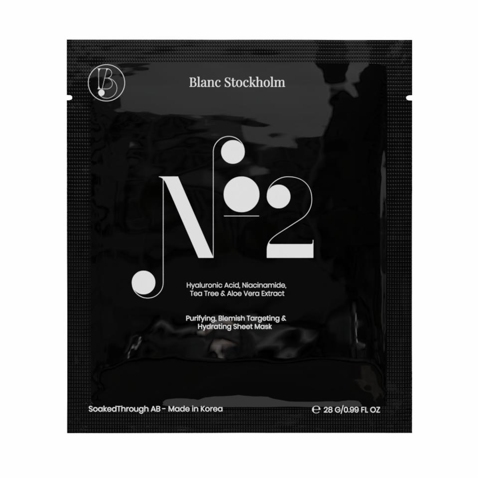 Blanc Stockholm Calming/Blemish Targeting Sheet Mask No.2