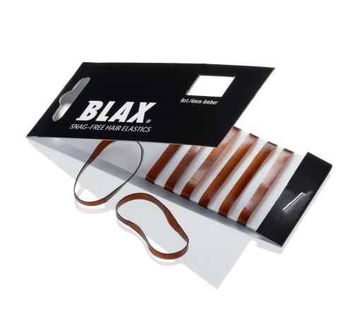 Blax Snag-Free Hair Elastics Amber/Brun