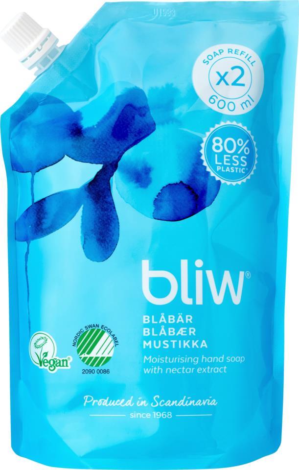 Bliw Blåbär Moisturising Soap Refill