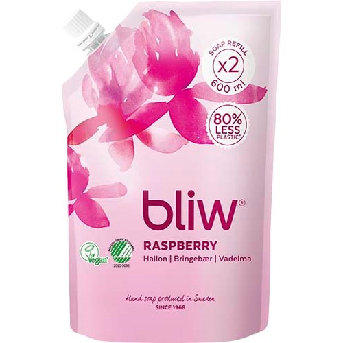Bliw Raspberry Hand Soap Refill 600 ml