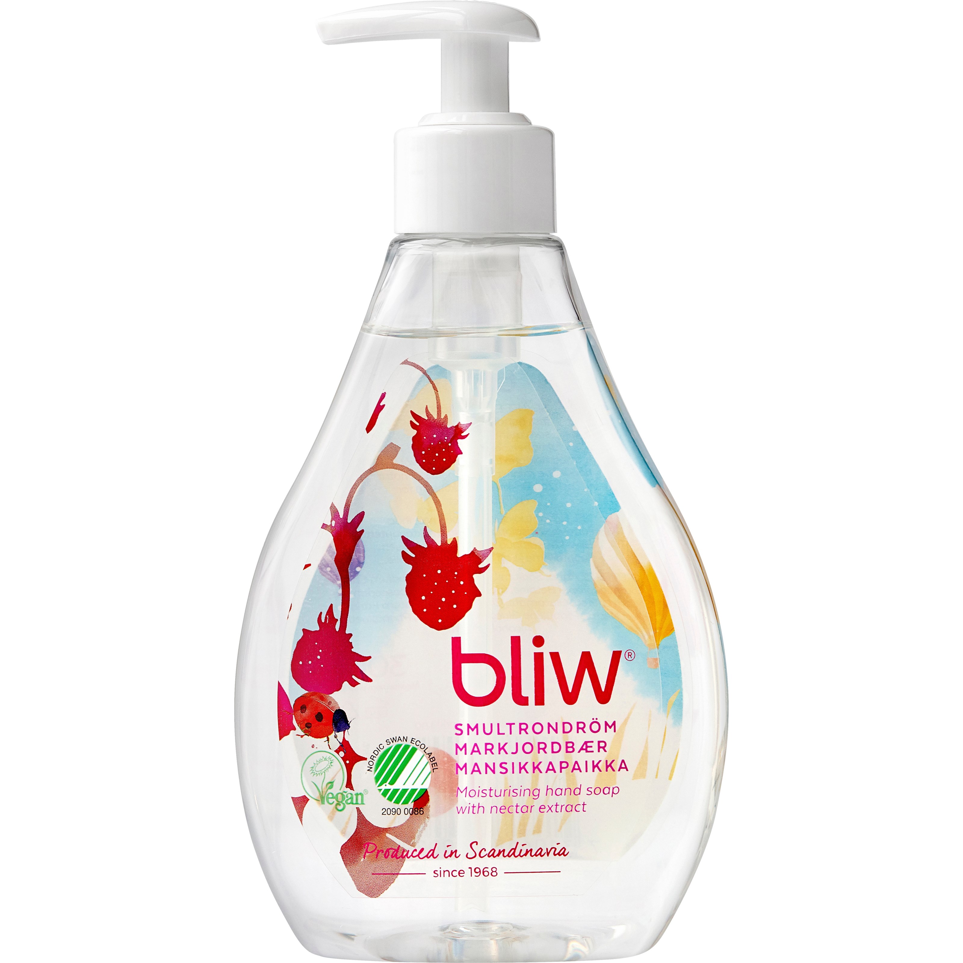 Bliw Moisturising Soap Jordbærdrøm 300 ml