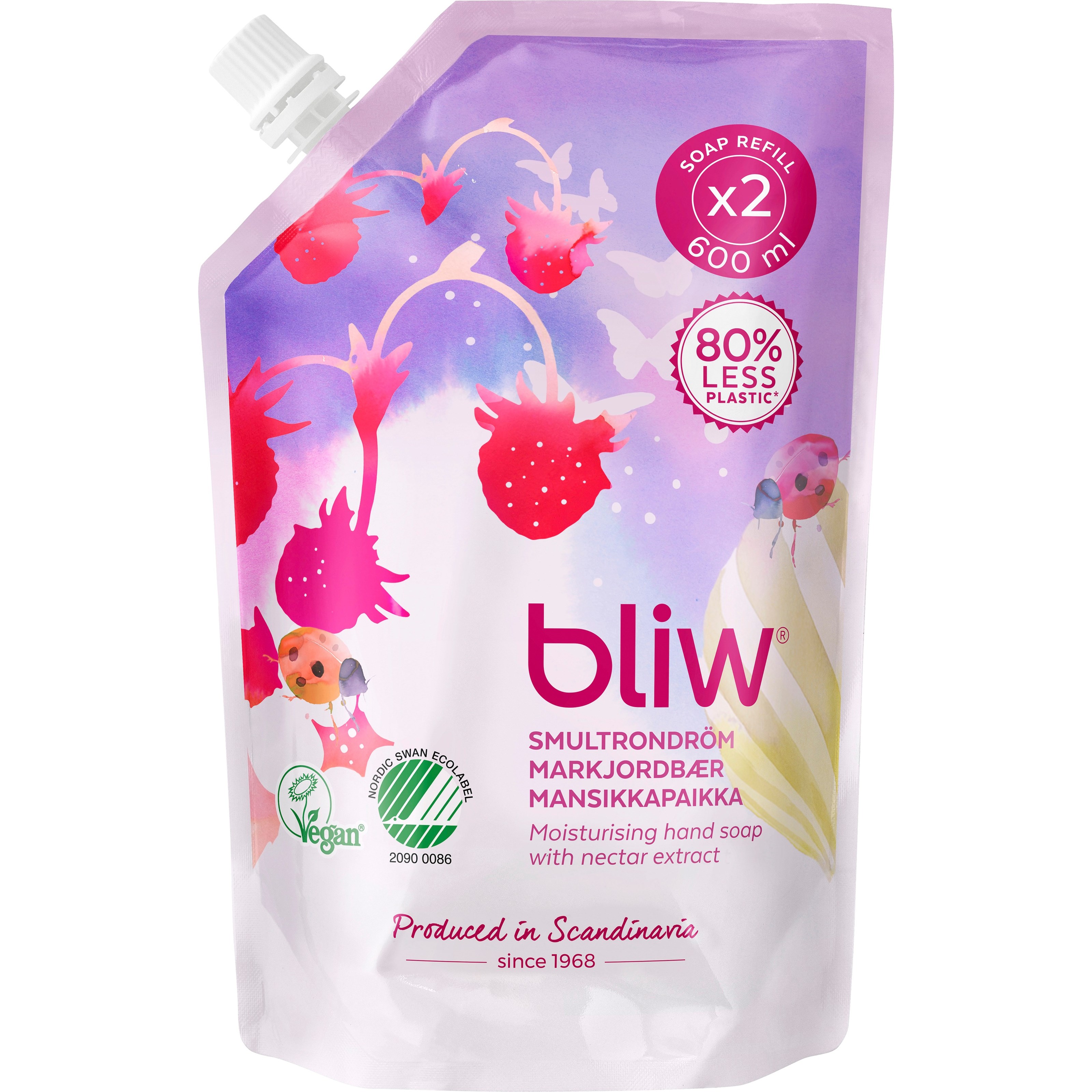 Bliw Smultrondröm refill 600 ml