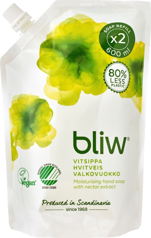 Bliw Vitsippa Moisturising Soap Refill 600 ml