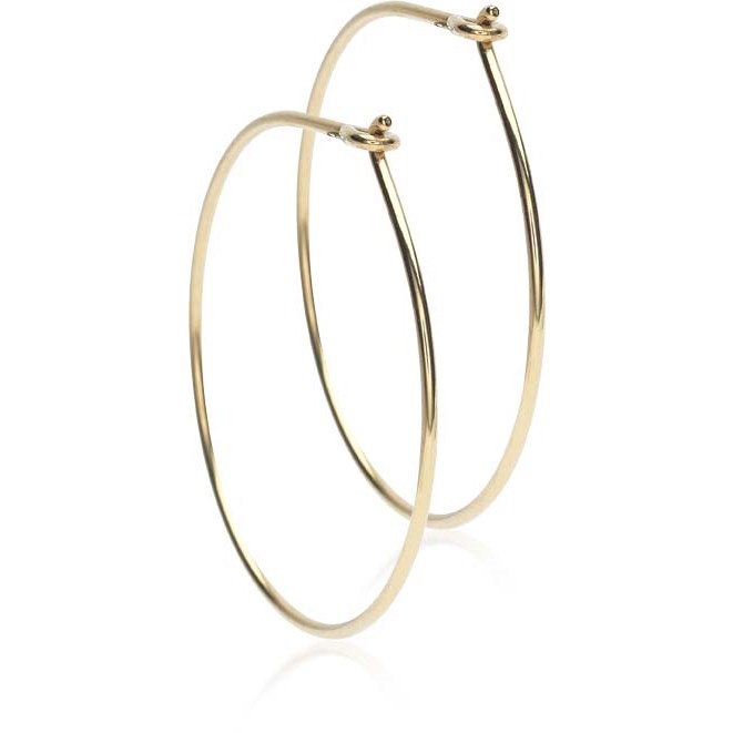Blomdahl Golden Titanium Ear Ring 25 mm