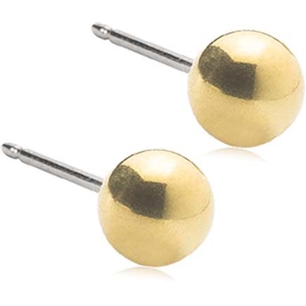 Läs mer om Blomdahl Golden Titanium Ball 5 mm