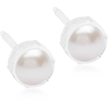 Blomdahl Medical Plastic Bezel Pearl 6 mm White