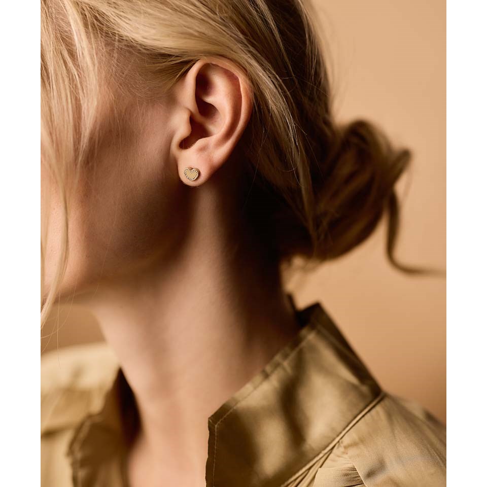Blomdahl Golden Titanium Brilliance Sweetheart 8 mm, Crystal (obrázok 8)