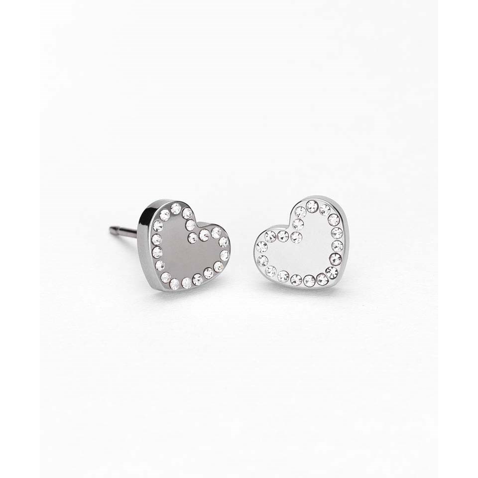 Blomdahl Silver Titanium Brilliance Sweetheart 8 mm, Crystal (obrázok 8)