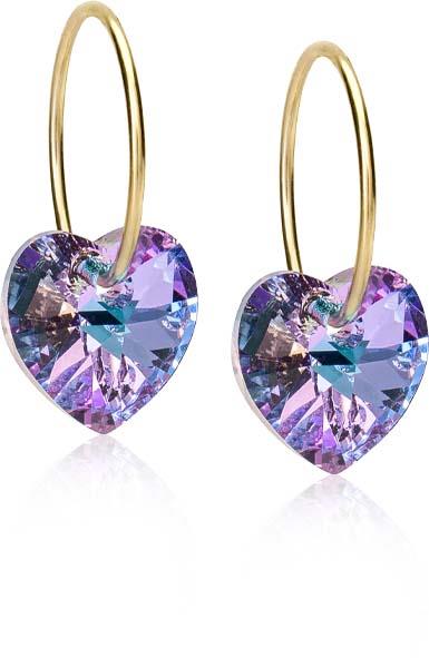 Blomdahl GT Ear Ring 14 mm, Heart 10 mm