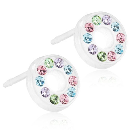 Blomdahl Medical Plastic Brilliance Puck Hollow 8 mm Light fantas