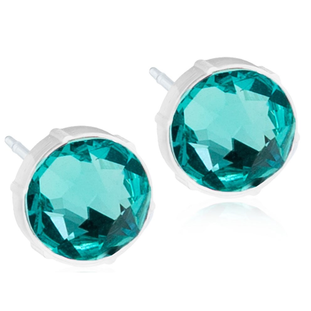 Bilde av Blomdahl Earrings Nickel Free Plastic 6 Mm Turquoise