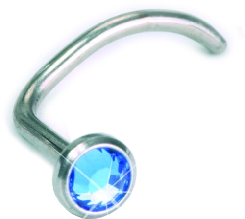 Blomdahl Nässmycke Silver Bezel Sapphire 3mm Sapphire 3mm