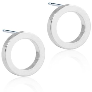 Blomdahl Natural Titanium Puck Hollow