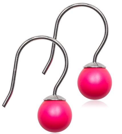 Blomdahl Örhänge Mini Pendant Pearl 6 mm Electric pink