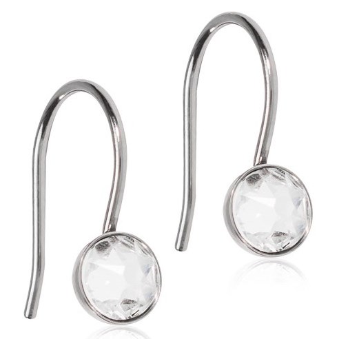 Bilde av Blomdahl Earrings Pendant Bezel Crystal