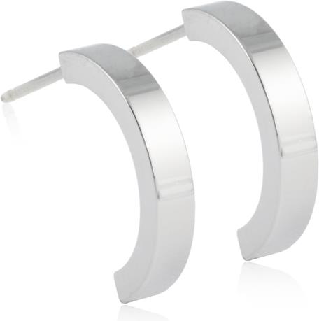 Blomdahl Natural Titanium Pendant Plain Curved